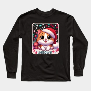 Meowy Christmas Long Sleeve T-Shirt